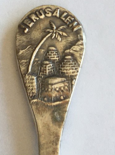 Vintage Souvenir Fork Collectible Jerusalem Israel 4.75”