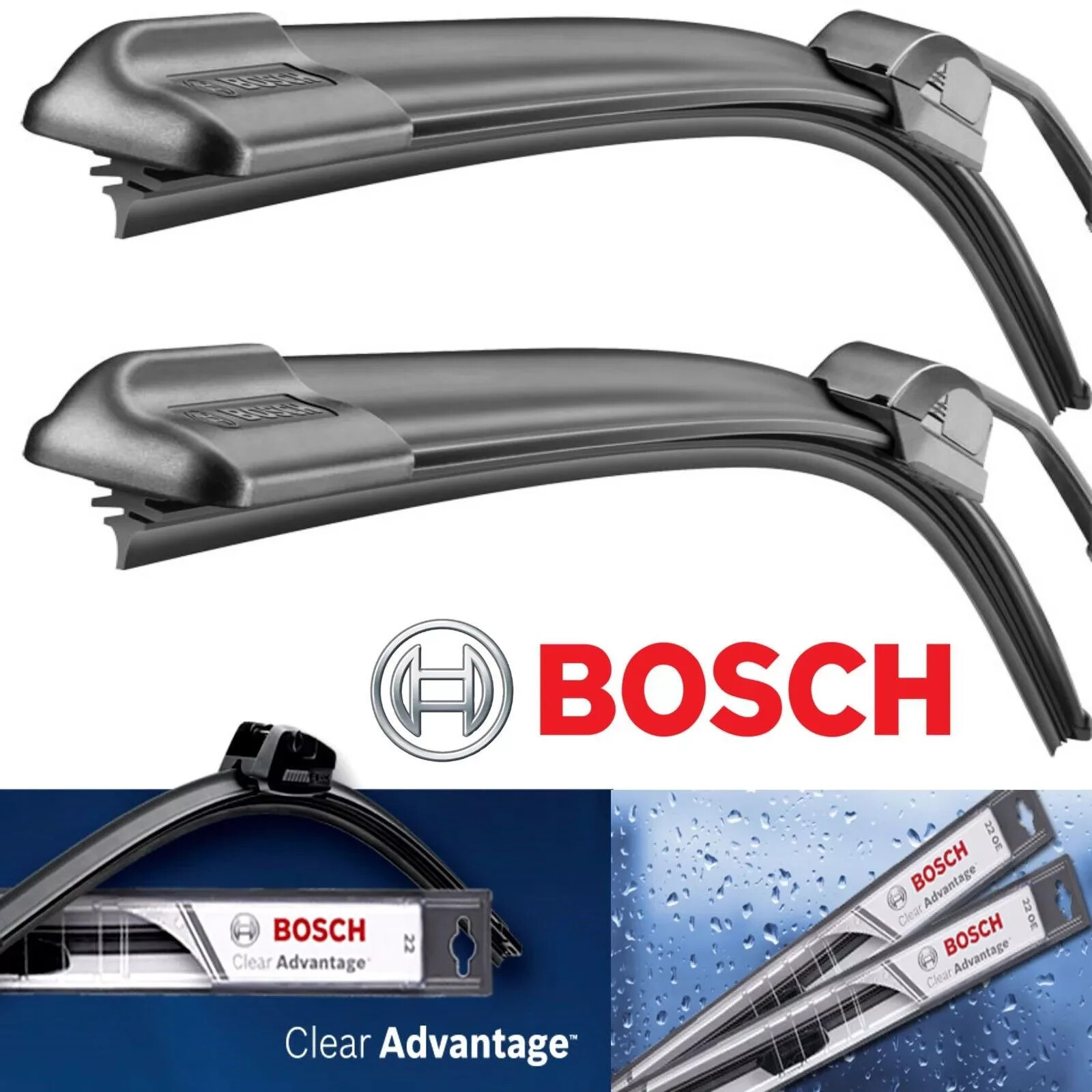 BOSCH Clear Advantage Wiper Blades Set of 2 - 20