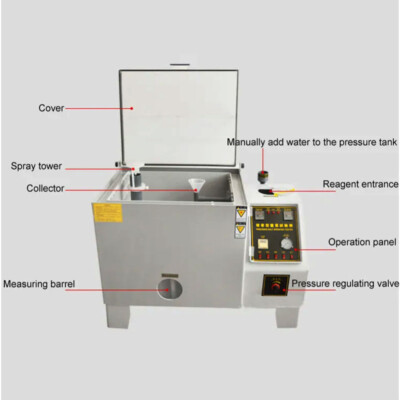 Salt Spray Testing Chamber Corrosion Test Chamber 108Liter Capacity
