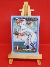2024 Topps Series 2 Father's Day Powder Blue Jose Miranda #'d 31/50 - TWINS 