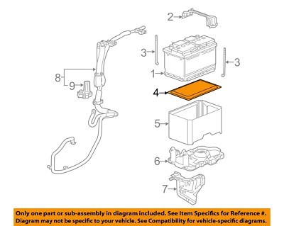 GM OEM 12-15 Captiva Sport Electrical Battery-Insulator 96627047