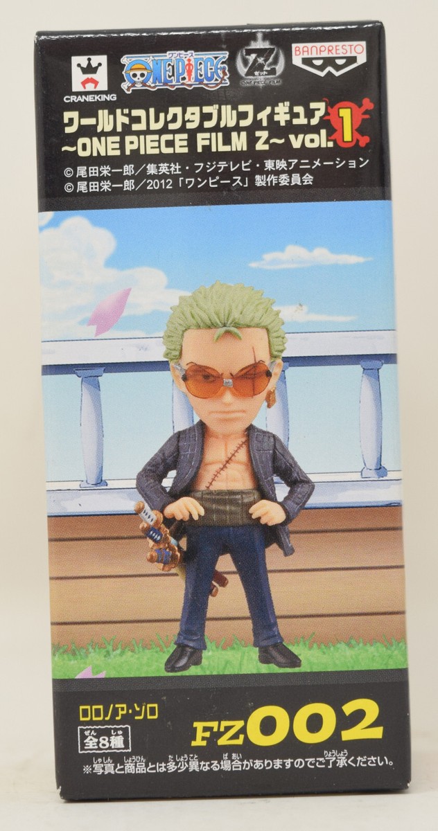 One Piece Roronoa Zoro Film Z World Collectible Banpresto FZ
