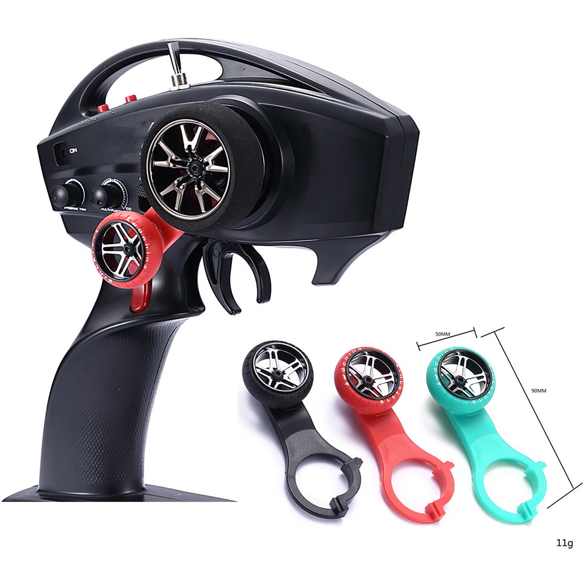 Extended Steering Wheel for TRX-4 TQi Transmitter 1/10 Rc Crawler