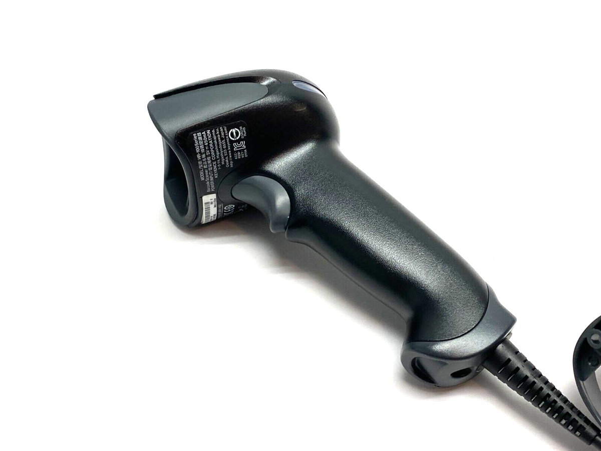 Keyence HR-100 Rev. Q Handheld Barcode Scanner w/ HR-1C3RC