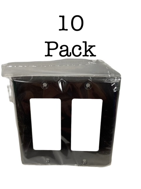 (10 Pack) Paulding Brown Designer 2 Gang