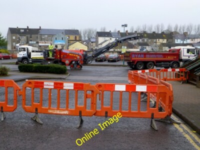 Photo 6x4 Tarmac resurfacing, Dunnes Stores, Omagh An Oghmagh They are ta c2014