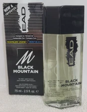 EAD Black Mountain Spray for Men 2.5 oz 75ml Eau De Toilette BRAND NEW in Box