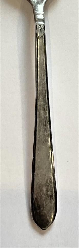 Flatware - Comunity Plate Dinner Spoon - Pattern Unidentified - Image 3 of 4