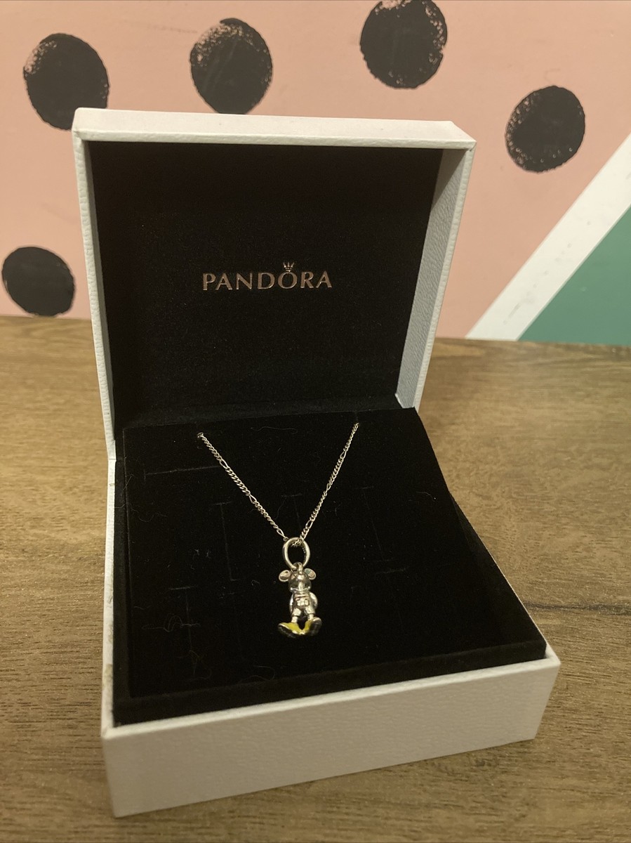 Disney Pandora Mickey Mouse Pendant Fine Adjustable 70cm Chain