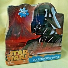 STAR WARS PUZZLE DARTH VADER 1000 PC NEW CARDINAL 18408 COLLECTORS TIN SEALED.