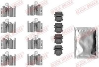 Original Quick Brake ZubehöRsatz Scheibenbremsbelag 109-0015 FüR Audi Chrysler