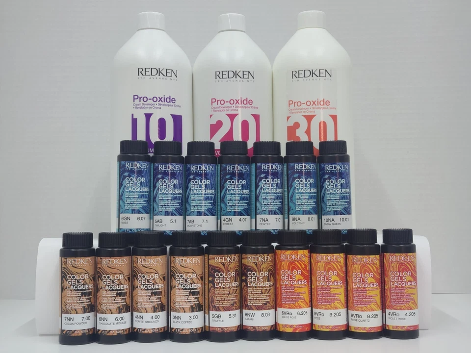 REDKEN COLOR GELS LACQUERS 2oz – Select your shade or Developer - Image 2 of 2