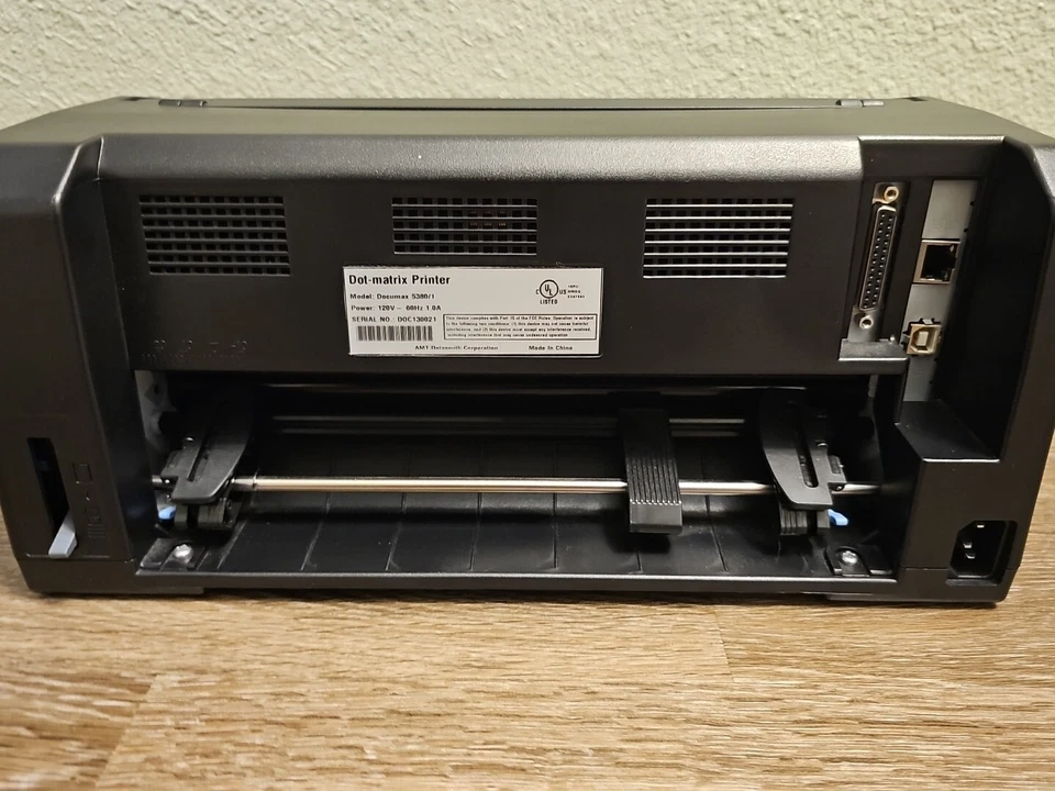 Documax 5380/1 AMT DATASOUTH Dot Matrix Printer With Networking - Image 3 of 4