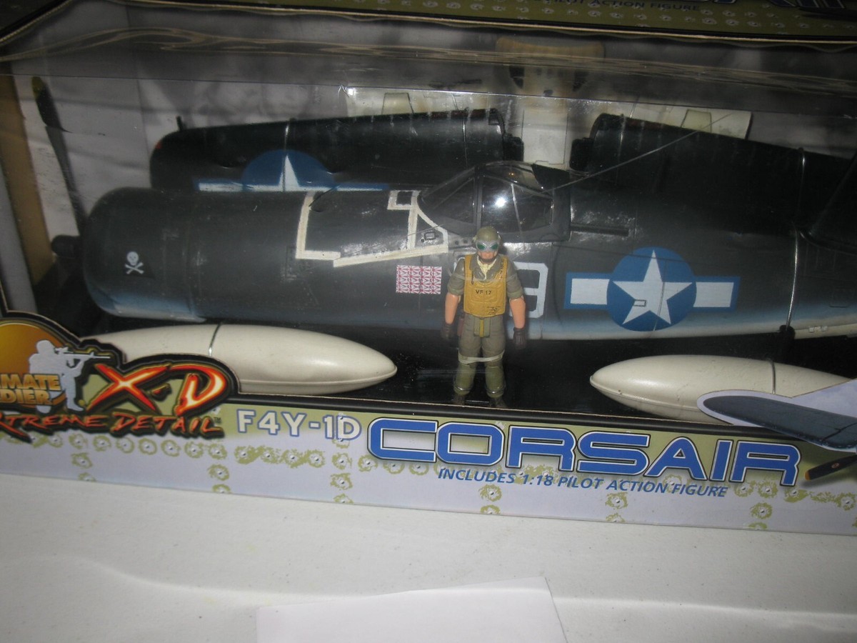 21st Century Toys 1:18 F-4U-1A Corsair WWII Pilot Model Kit