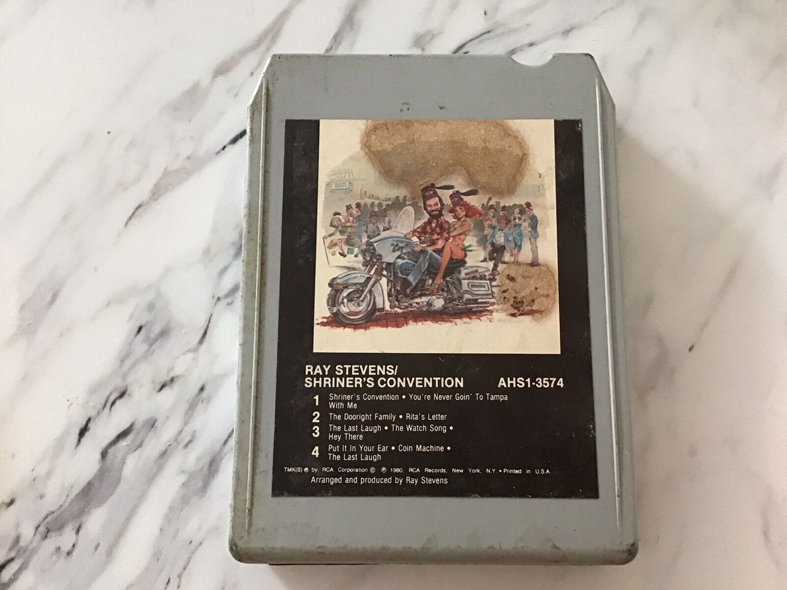 Vintage 8 Track Tape Ray Stevens Shriners Convention