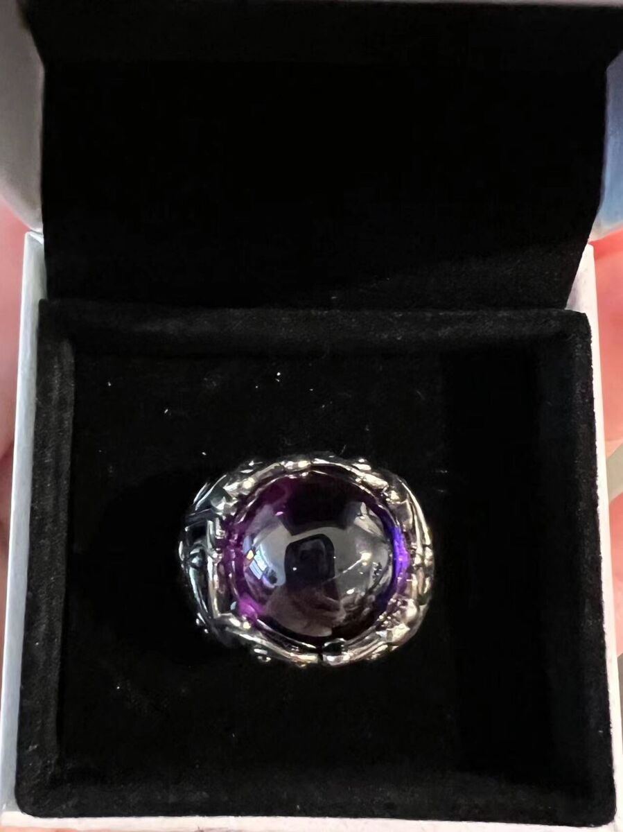 NEW PANDORA REGAL DAZZLING BEAUTY RING Purple CZ 197678ACZ NEW PANDORA REGAL DAZZLING BEAUTY RING Purple CZ 197678ACZ