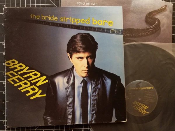 BRYAN FERRY The Bride Stripped Bare LP 1985 UK PRESS w/ INNER VG+/VG+ Wachtel