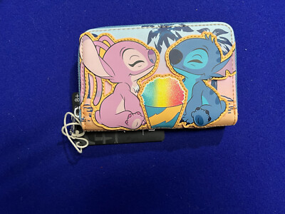 Loungefly Disney Stitch And Angel Snow Cone Date Wallet New