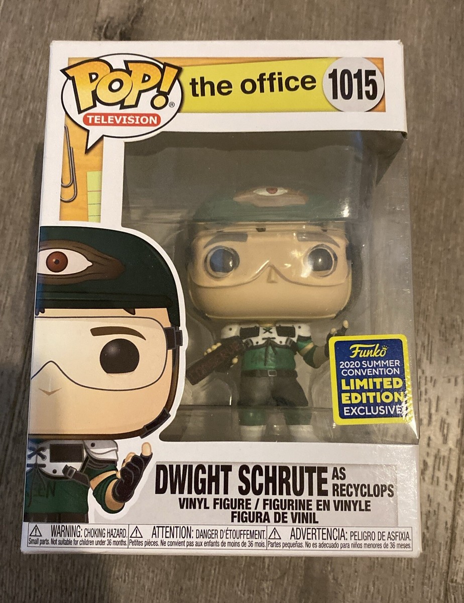 DWIGHT SCHRUTE (1015) (as Recyclops) The Office Pop Vinyl $10.00 - PicClick AU