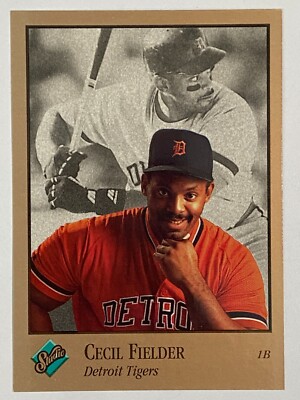 1992 Studio #173 Cecil Fielder Detroit Tigers