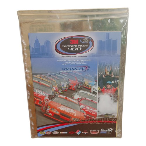 Michigan Speedway 3M Performance 400 2006 Souvenir Program Biffle Cover - Picture 2 of 6