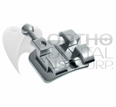 Staffa Ortodontica AZDENT Ceramica Trasparente Roth Slot .022 - Confezione 20 Pezzi Con Ganci