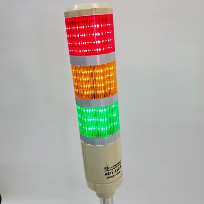 Caster LED三脚スタンドライト CLP-600AC-TPS 10W Signaworks ASTL-110-3 3 Stack Bright LED Tower Light w/Control