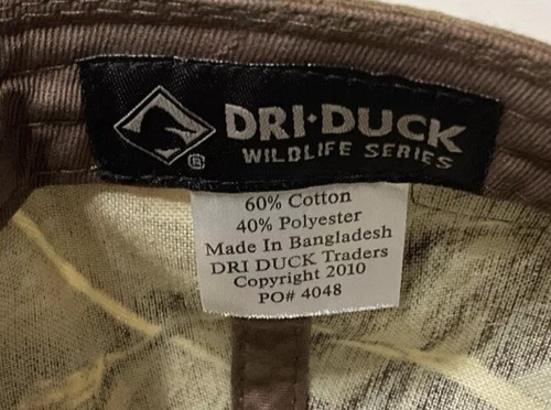 Dri-Duck Realtree Max-4 Camouflage MDI Adjustable Strap Duck Baseball Hat - Picture 10 of 10
