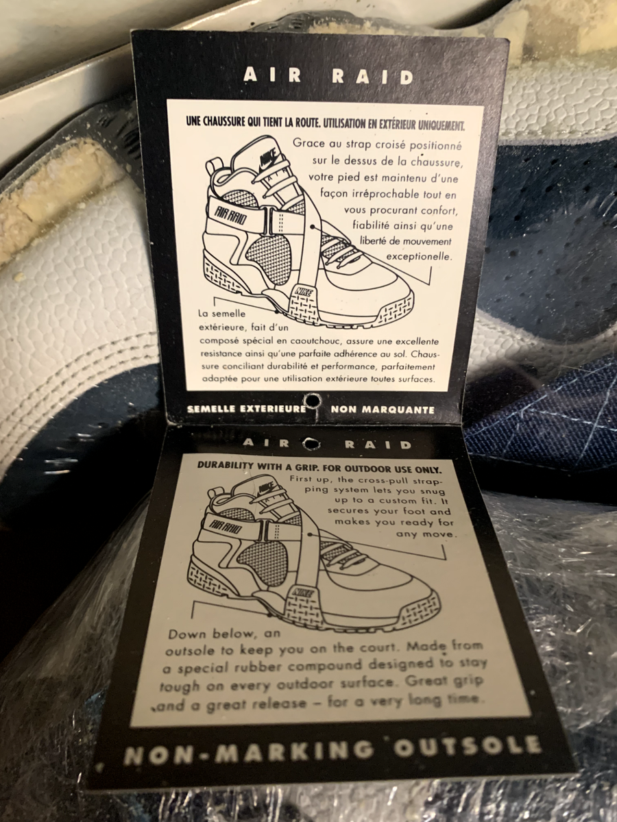 nike air raid 1992