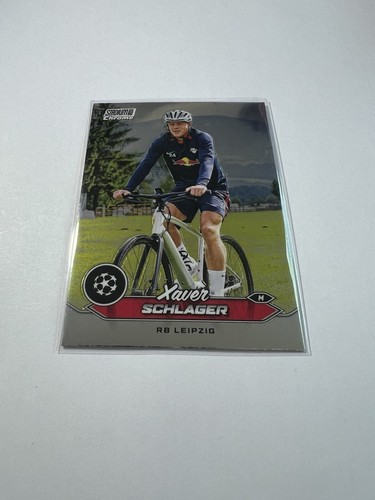 23-24 Topps Stadium Club Chrome Soccer Xaver Schlager RB Leipzig #56