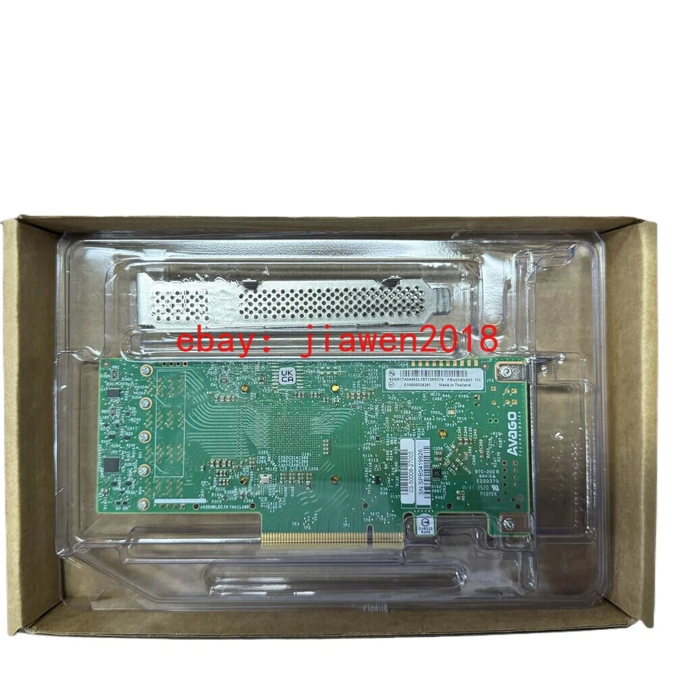 Lenovo 430-16i LSI SAS3416 9400-16i Tri-Mode HBA Controller 12G IT Mode NAS US - Image 3 of 4