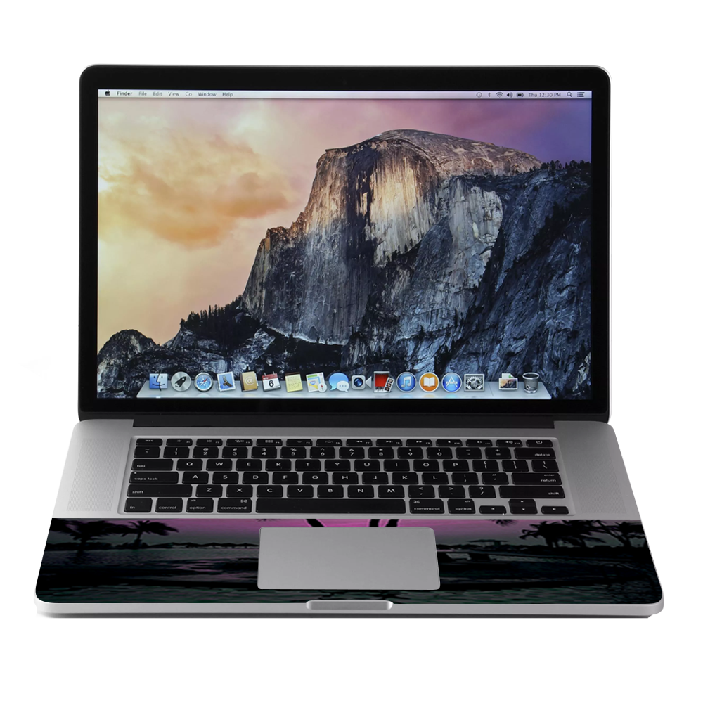 Skin Wrap pour MacBook Pro 15 pouces Retina Tropical Paradise Palm Trees