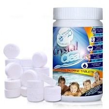 Multifunction Chlorine Tablets for Hot Tub Swimming Paddling Pool Spa 5-in-1 1kg
