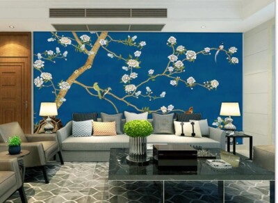 3D Flower Branch Tree K16439 Wallpaper Mural Self-adhesive Removable Sticker Kay