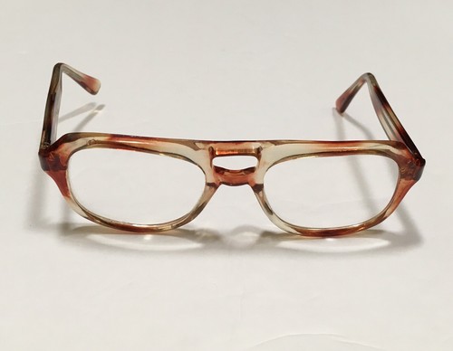 Vintage Aviator Eyeglass Frame Barry Martin Tortoise Geek Nerd Browline Glasses - Picture 3 of 12