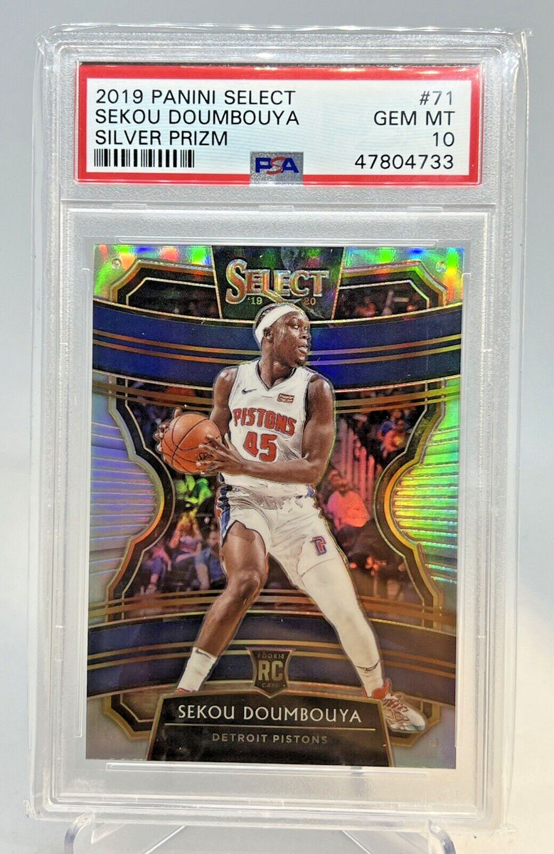 2019-20 Panini Select Sekou Doumbouya Rookie Silver Prizm #71 PSA