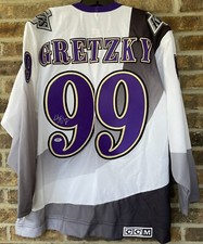 PSA/DNA Wayne Gretzky Signed LA Kings Burger King Authentic CCM Hockey Jersey