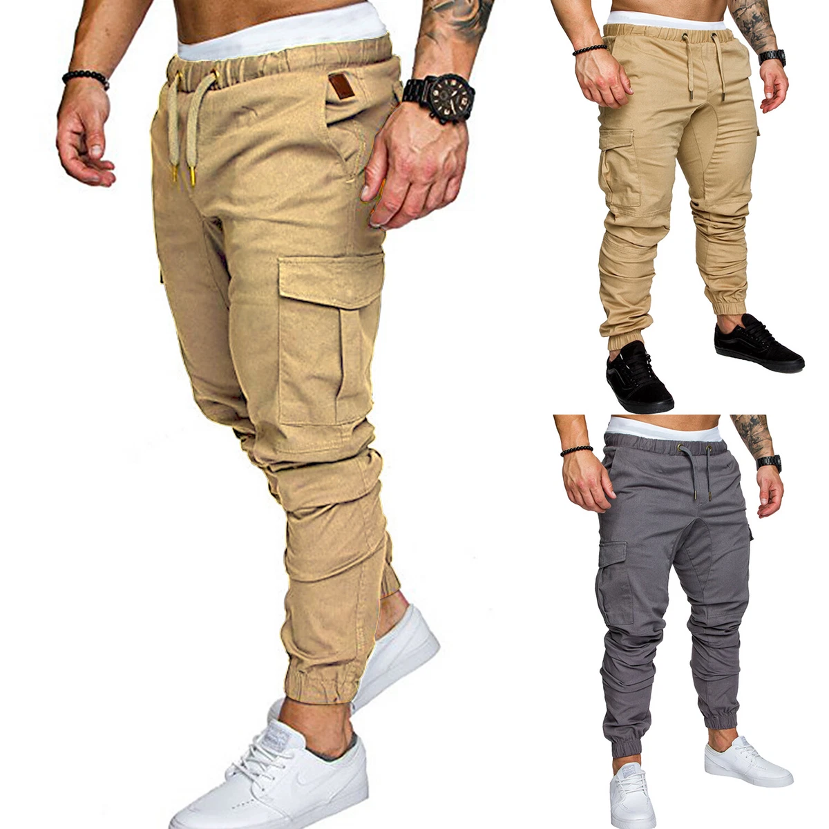 Buy Online|Spykar Men Black Blended Joggers Fit Plain Casual Joggers