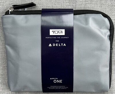 Delta Air Lines DELTA ONE TUMI Travel Amenity Bag x1 Sealed