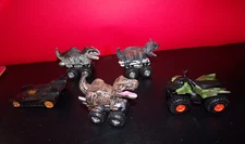 Dinosaur Animal Monster Cars Pull Back Go & BATMOBILE PULL BACK & ATV ROLLER NIC
