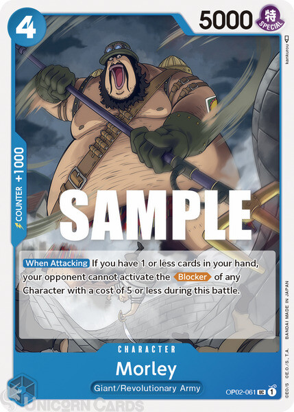 OP02-061 Morley Uncommon One Piece TCG Card | eBay