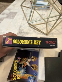 Solomon&rsquo;s Key NES Complete CIB Box Manual Inserts Near Mint