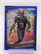 BUDDA BAKER 2025 PANINI PRIZM CALCIO BLUE SHIMMER CARDINALS 01/35 Q2919