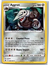 Aggron Holo Rare Crown Zenith 089/159 NM Holo