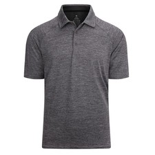 Men's Moisture Wicking Quick-Dry Short Sleeve Casual Golf Polo Shirt, Size L