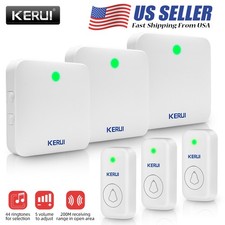 KERUI M537 Wireless Doorbell Chimes Receiver ...