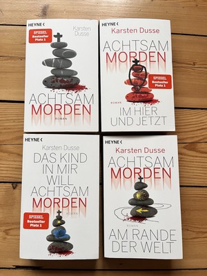  Achtsam Morden  Teil 1 - 4 (4 Taschenbücher) Karsten Dusse Nichtraucher
