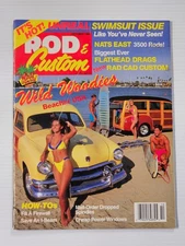 Rod & Custom Magazine October 1990 Wild Woodies Beachin USA #834