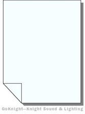 Lee Filters 218 Eight CTB Lighting Gel Sheet