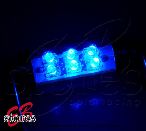 Blue Trunk Cargo Light 6 LED 31mm Light Bulb 2pcs DE3175 DE3022 DE3423 (1 Pair) - Bild 2 von 2